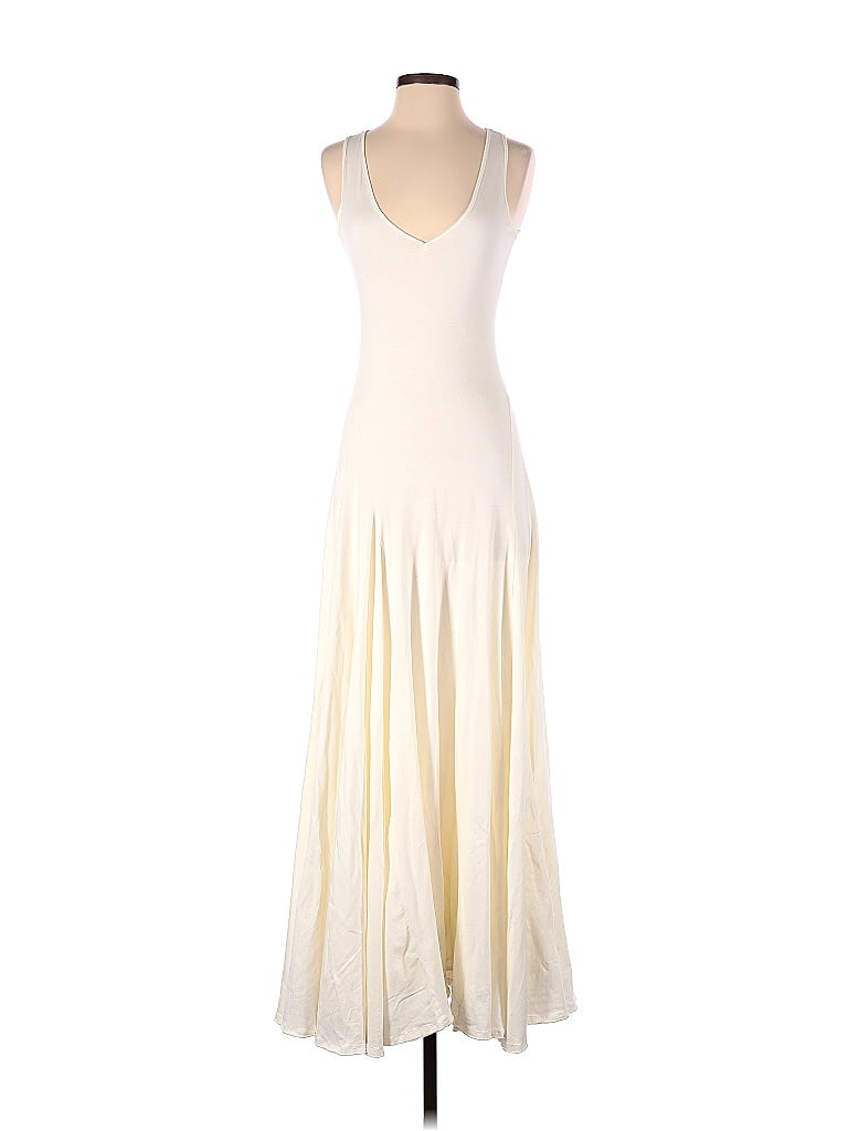 Ralph Lauren Black Label 100% Cotton Solid Ivory Casual Dress Size S ...