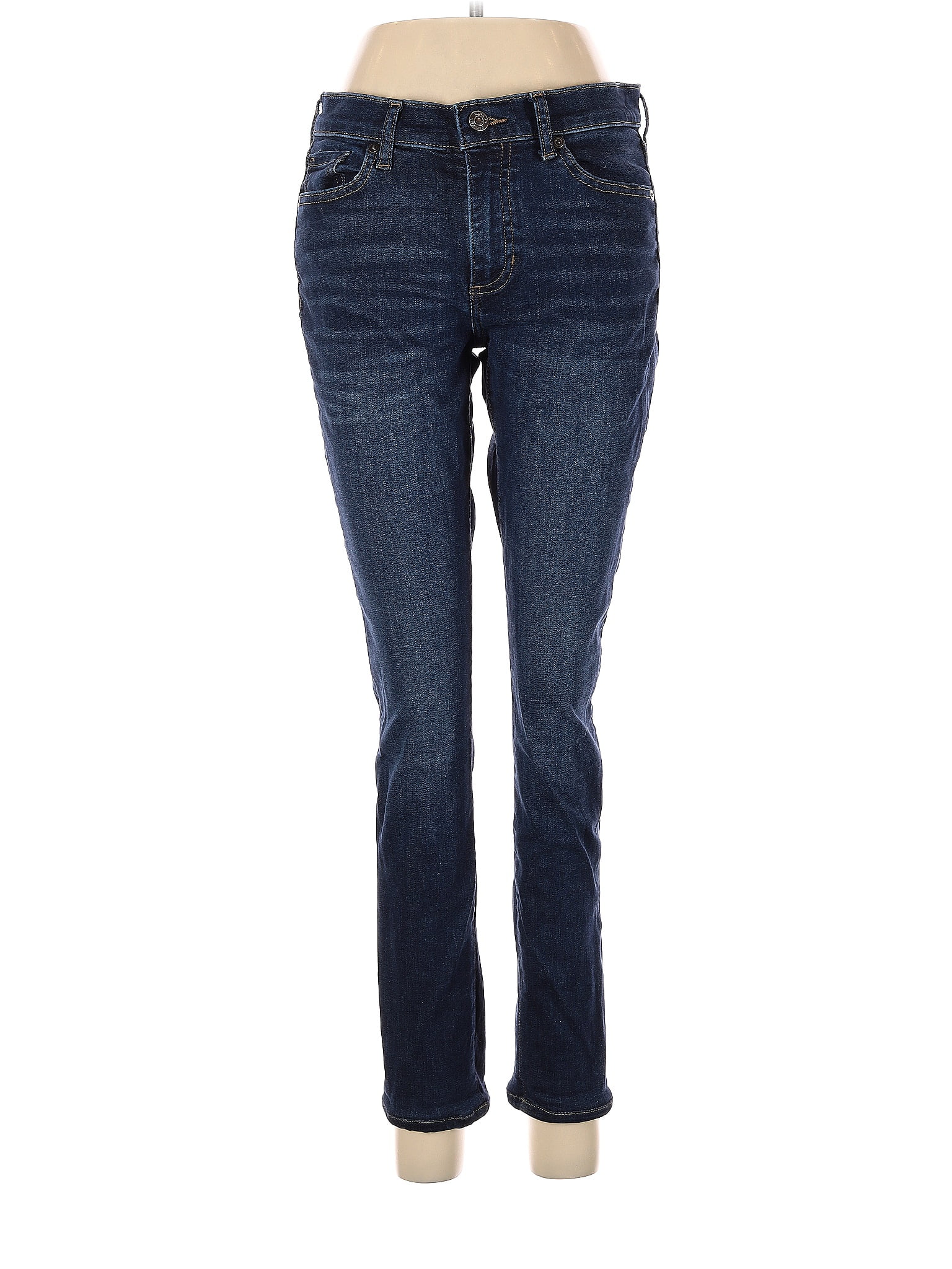 Banana Republic Solid Blue Jeans 28 Waist - 75% off | thredUP