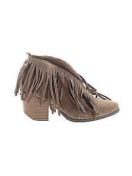 Beast fashion cheap fringe booties