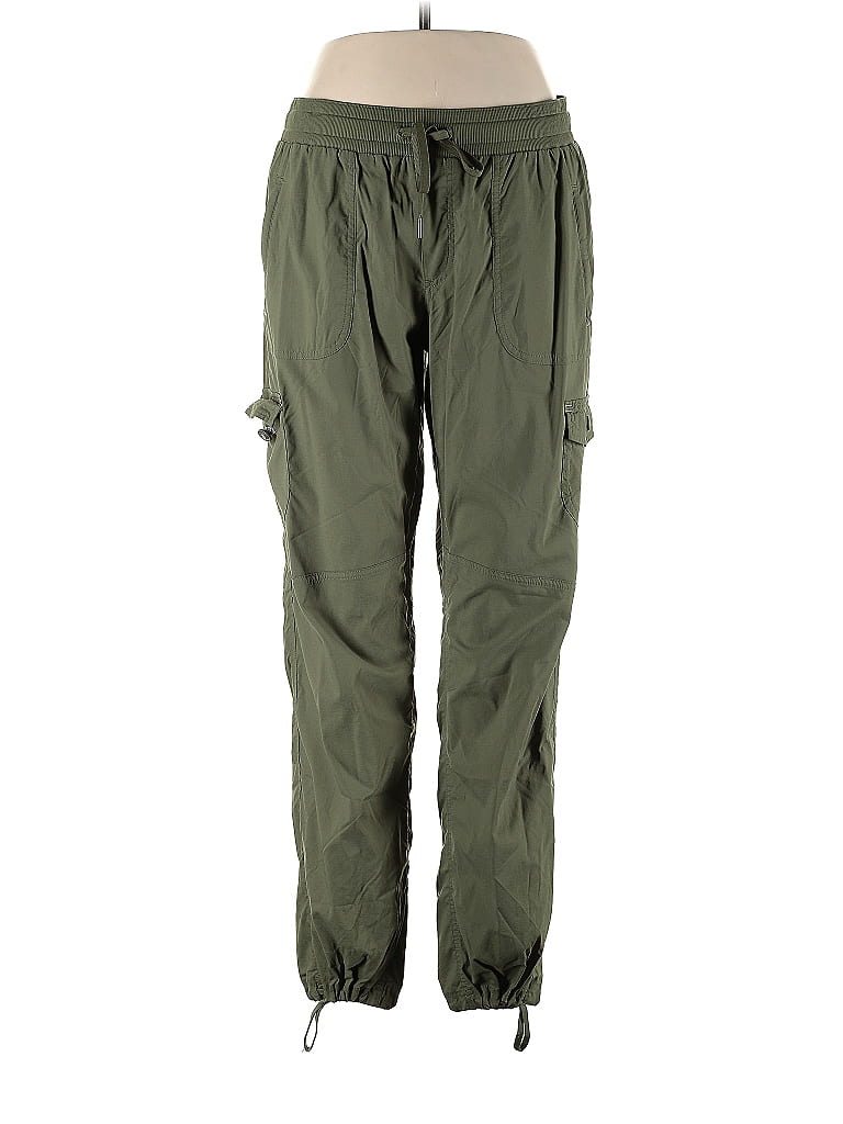 L.L.Bean Solid Green Cargo Pants Size L 53 off thredUP