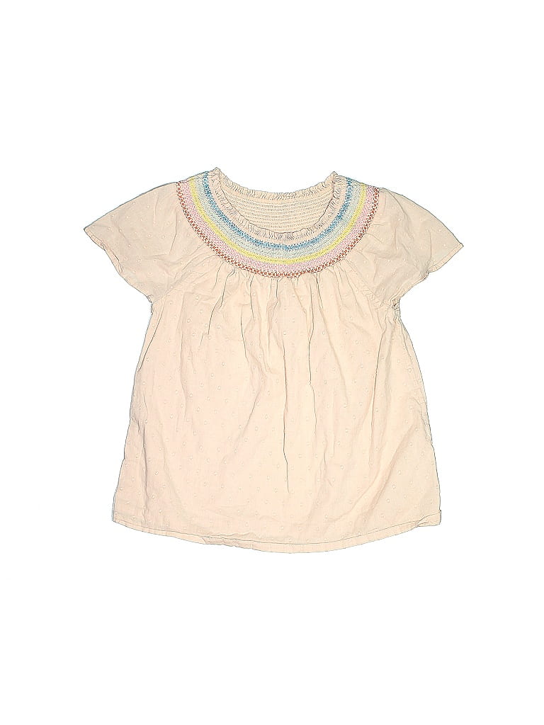 Mini Boden Girl Floral & Stripe Long Sleeve Dress 6-7Y Cotton