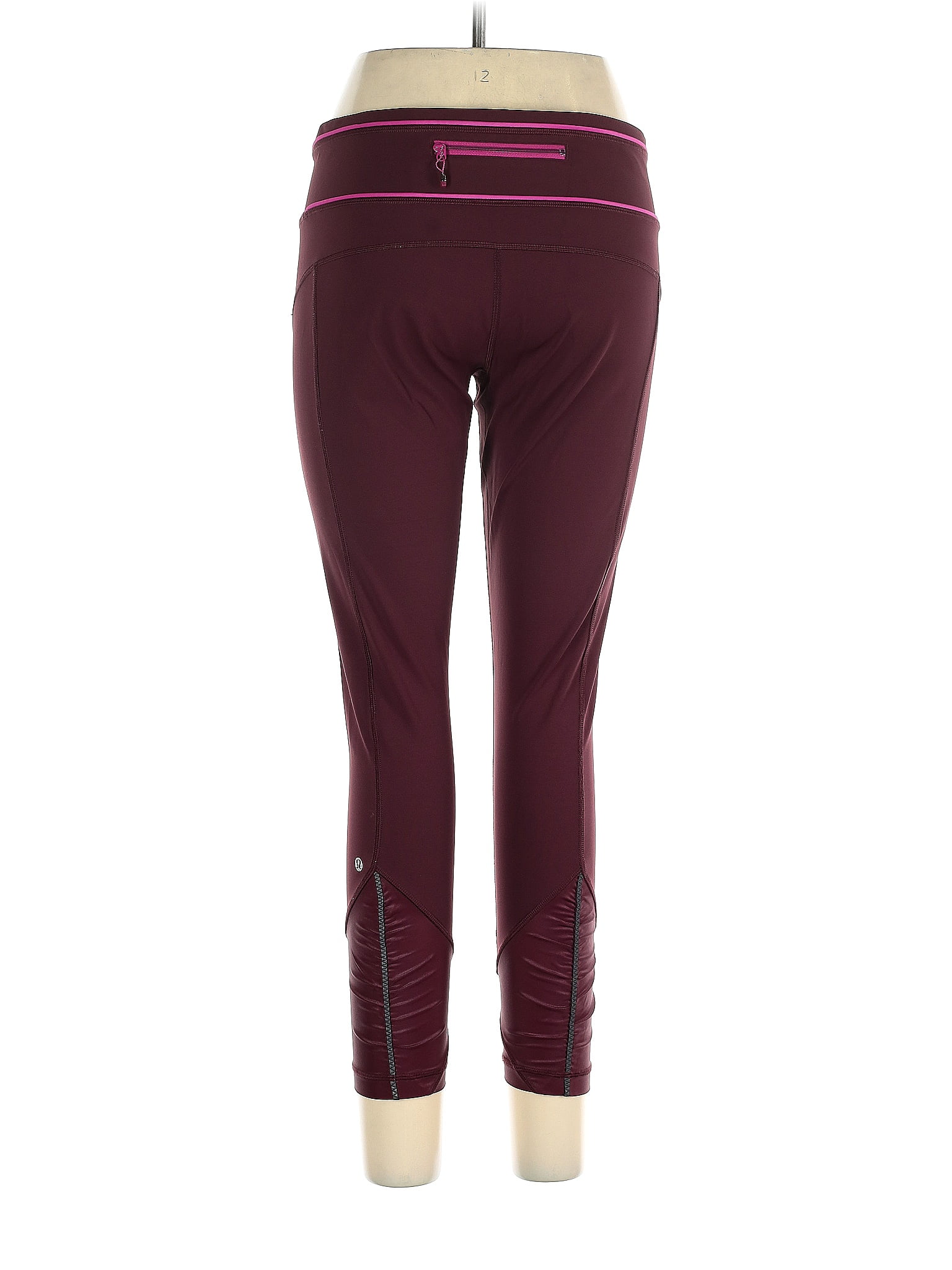 Lululemon Athletica Burgundy Active Pants Size 12 - 41% off