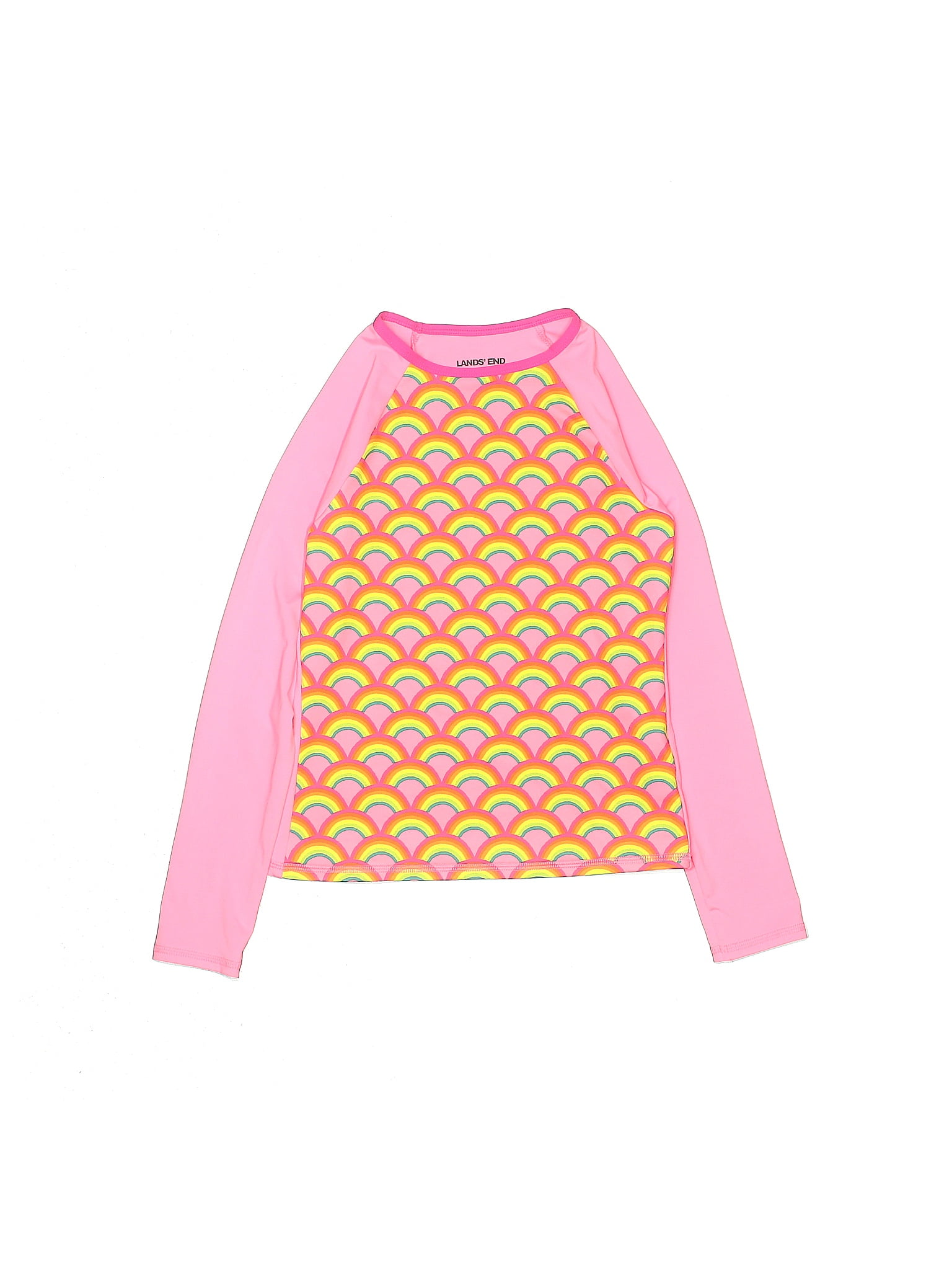 Lands' End Pink Rash Guard Size 7 52 off thredUP