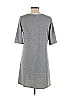 Cable & Gauge Solid Gray Casual Dress Size L - photo 2