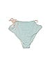 Unbranded Chevron-herringbone Blue Swimsuit Bottoms Size M - photo 2