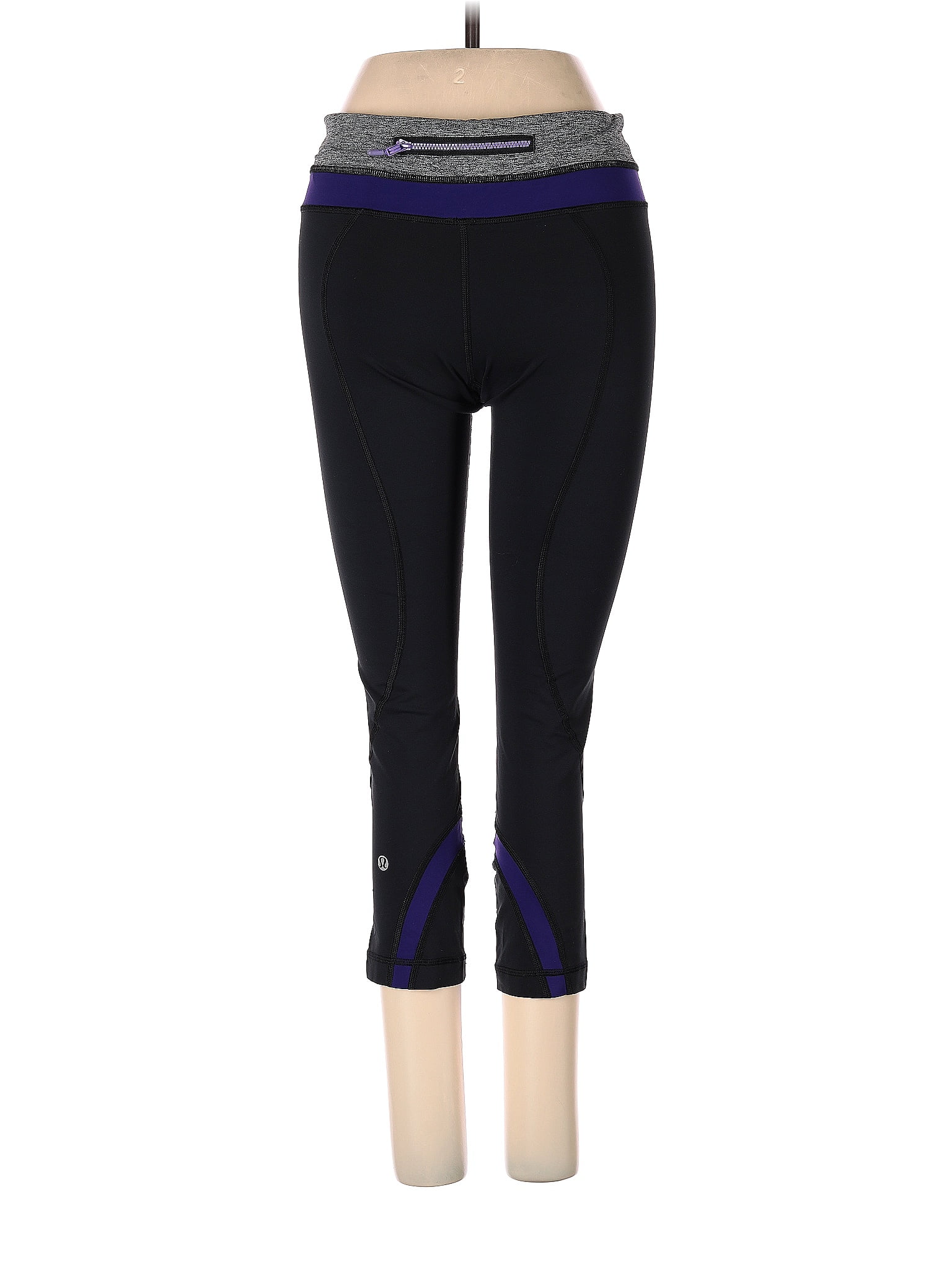 Lululemon Athletica Chevron-herringbone Blue Leggings Size 8 - 61% off