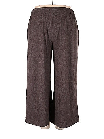 Comfy U.S.A. Marled Brown Casual Pants Size 3X (Plus) - 76% off