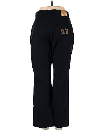 Escada Solid Black Casual Pants Size 38 (EU) - 86% off