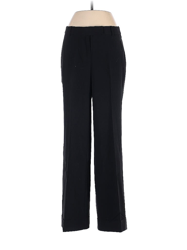 Moda International Solid Black Dress Pants Size 2 - photo 1
