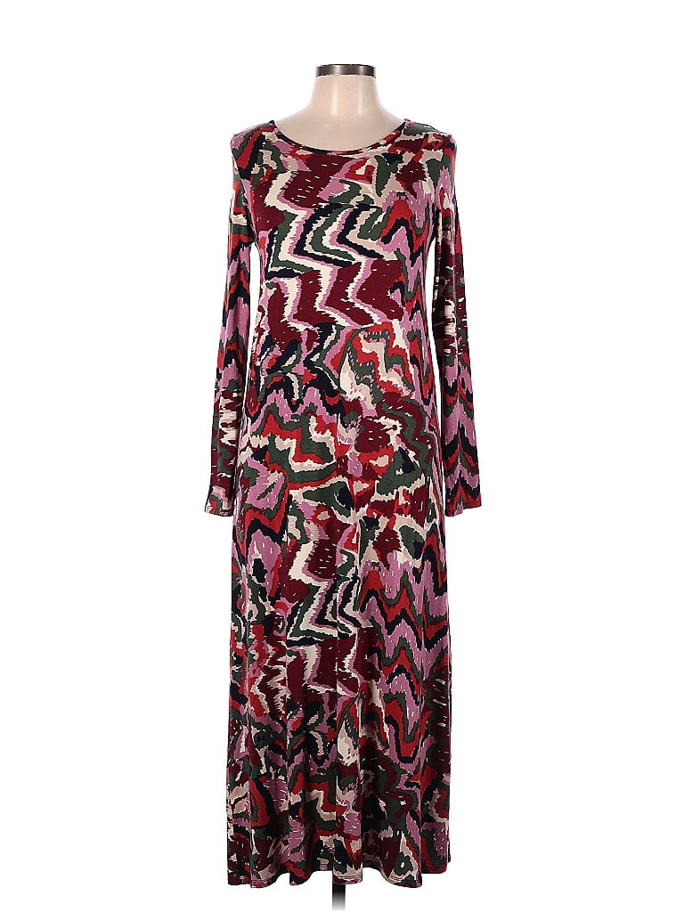Rachel Pally Multi Color Burgundy Casual Dress Size L - 80% off | thredUP
