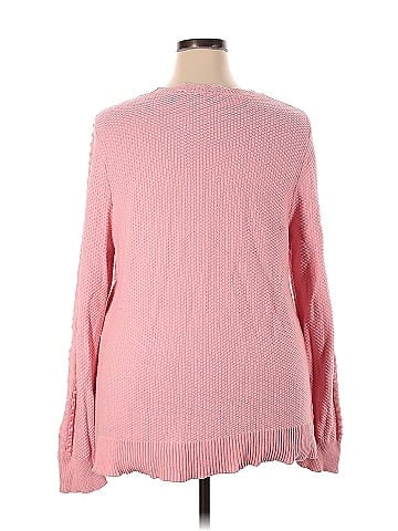 Ann taylor hot sale pink sweater