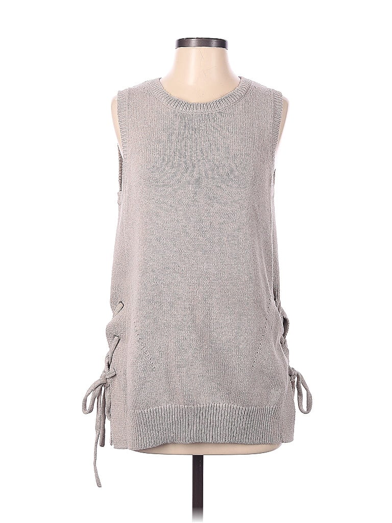 Ann Taylor Solid Gray Pullover Sweater Size S - 80% off | thredUP