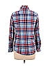 INSO 100% Cotton Plaid Blue Long Sleeve Button-Down Shirt Size L - photo 2