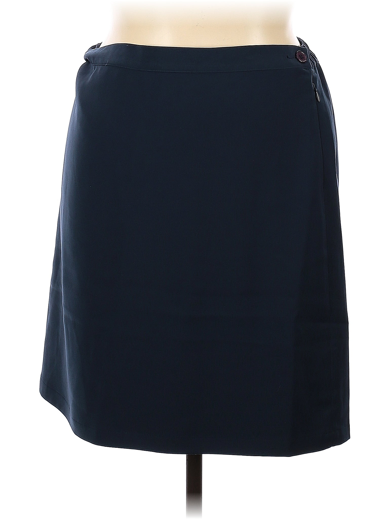 Velvet Pepper Solid Navy Blue Casual Skirt Size 16 - 18 - 75% off | thredUP