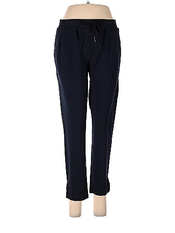 Betabrand Solid Navy Blue Casual Pants Size M (Petite) - 74% off