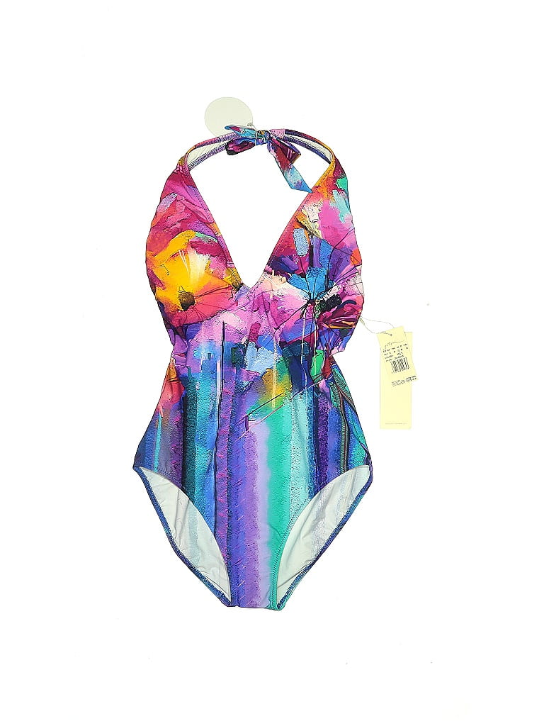 GOTTEX bikini swimsuit 10/12 US brightly colored abstract 2 PC