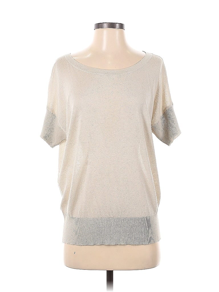 Ann Taylor LOFT Silver Pullover Sweater Size M - photo 1
