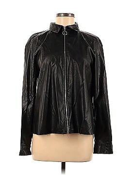 Zara Basic Faux Leather Jacket (view 1)