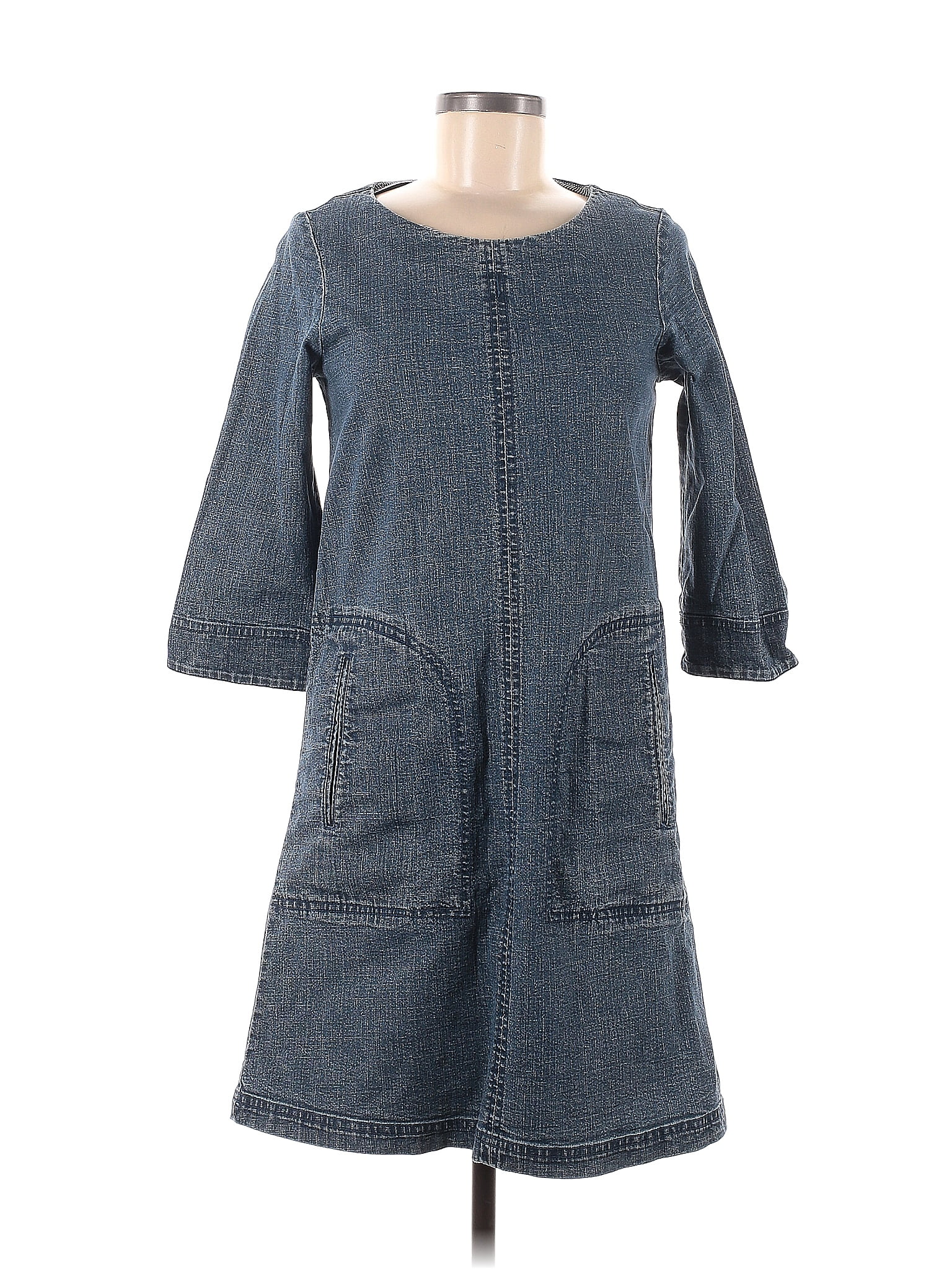 Seasalt Cornwall Blue Casual Dress Size 8 71 off thredUP