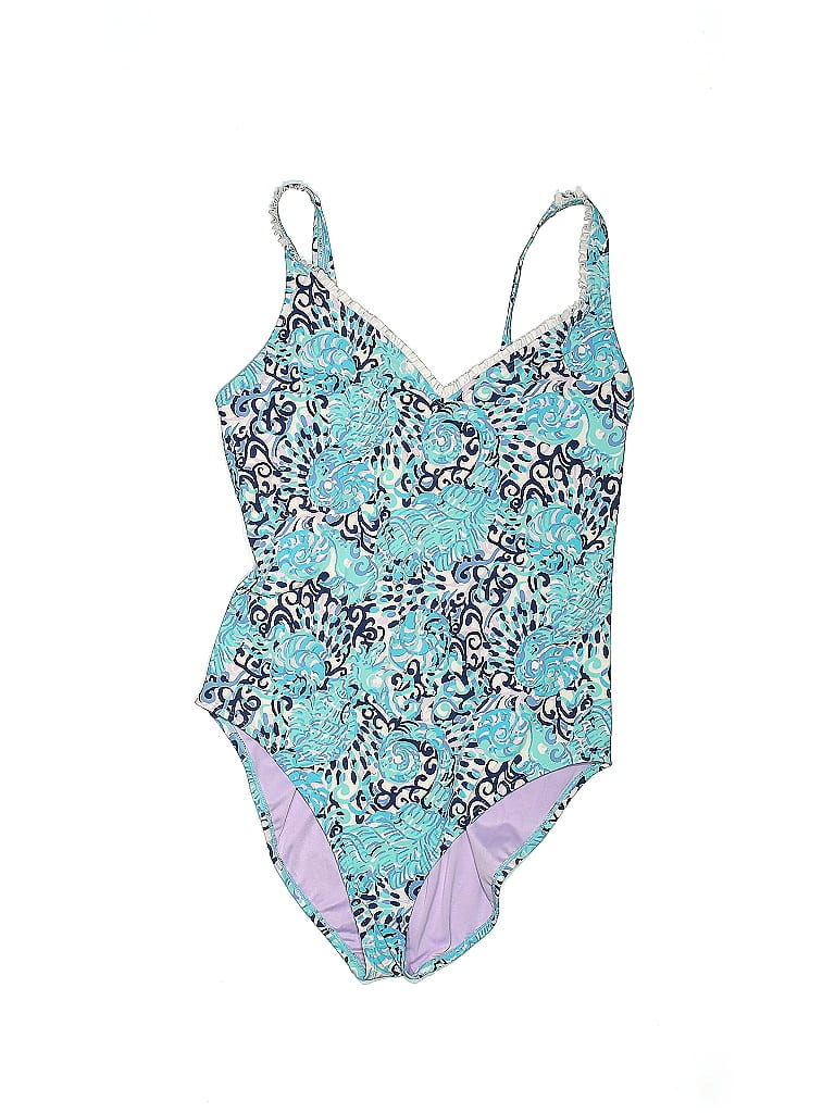 Lilly Pulitzer Multi Color Blue One Piece Swimsuit Size 16 69 Off