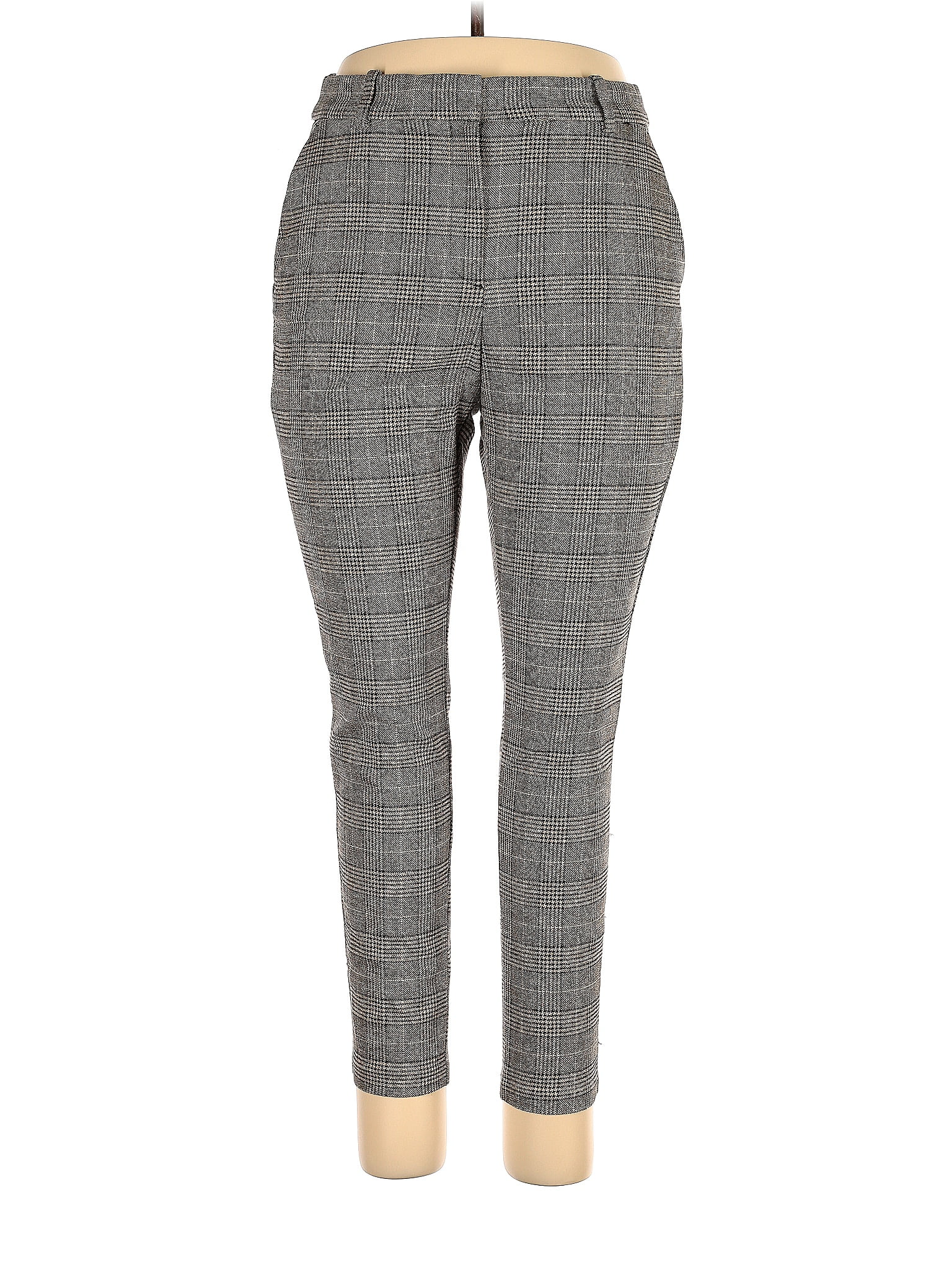 H&M Plaid Gray Casual Pants Size 14 43 off thredUP