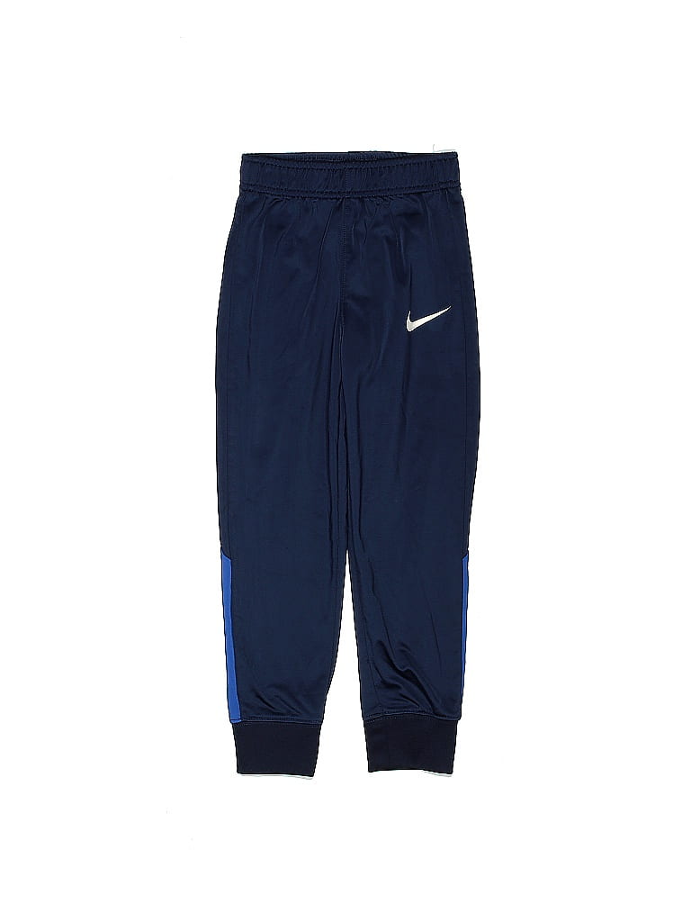 Nike 100 Polyester Solid Navy Blue Active Pants Size 5 6 47 off
