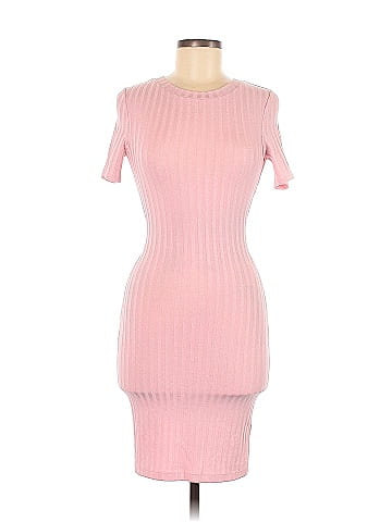 Divided by H&M Solid Pink Casual Dress Size 6 - 44% off