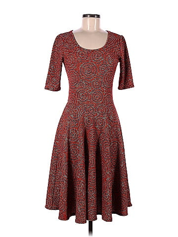 Lularoe Red Casual Dress Size M - 54% off