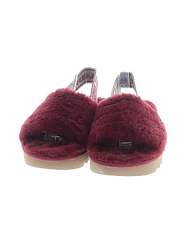 Burgundy hot sale ugg slippers