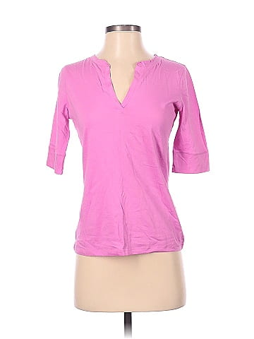 Lucky Brand 100% Cotton Pink Short Sleeve Top Size S - 70% off