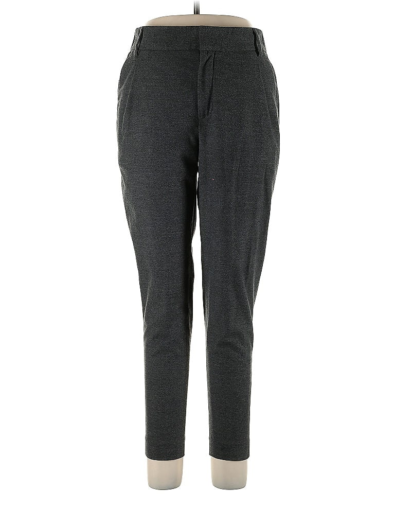 Set Jacquard Marled Tweed Chevron-herringbone Gray Casual Pants Size 42 (FR) - photo 1