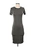 Forever 21 Solid Gray Casual Dress Size S - photo 1