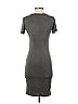 Forever 21 Solid Gray Casual Dress Size S - photo 2