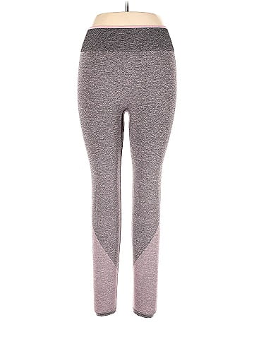 Victoria's Secret Pink Marled Gray Active Pants Size L - 36% off