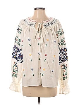 Free the Roses Long Sleeve Blouse (view 1)