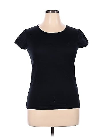 Ralph Lauren Sport 100% Cotton Polka Dots Black Short Sleeve T