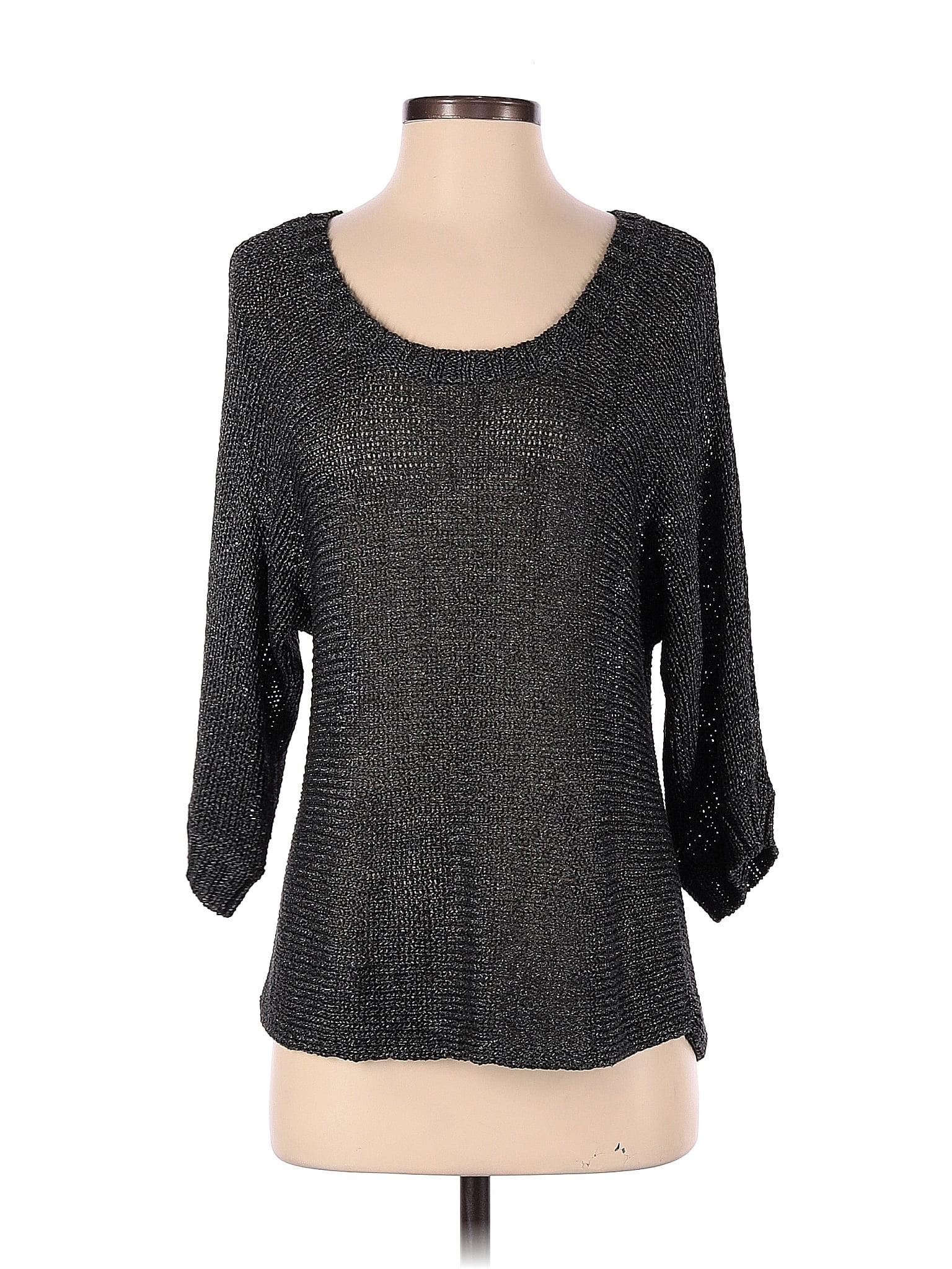 Eileen Fisher Color Block Polka Dots Gray Pullover Sweater Size S - 77% ...