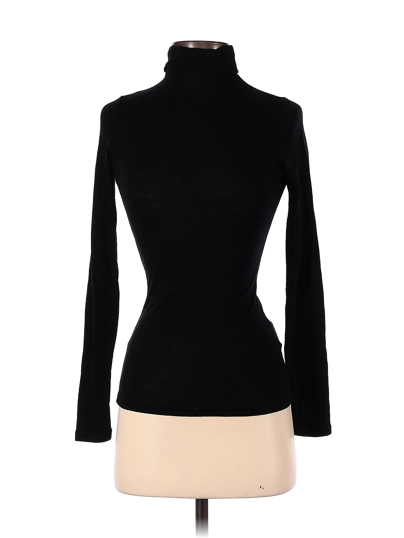 Club Monaco Solid Black Long Sleeve Turtleneck Size XS - 78% off | thredUP