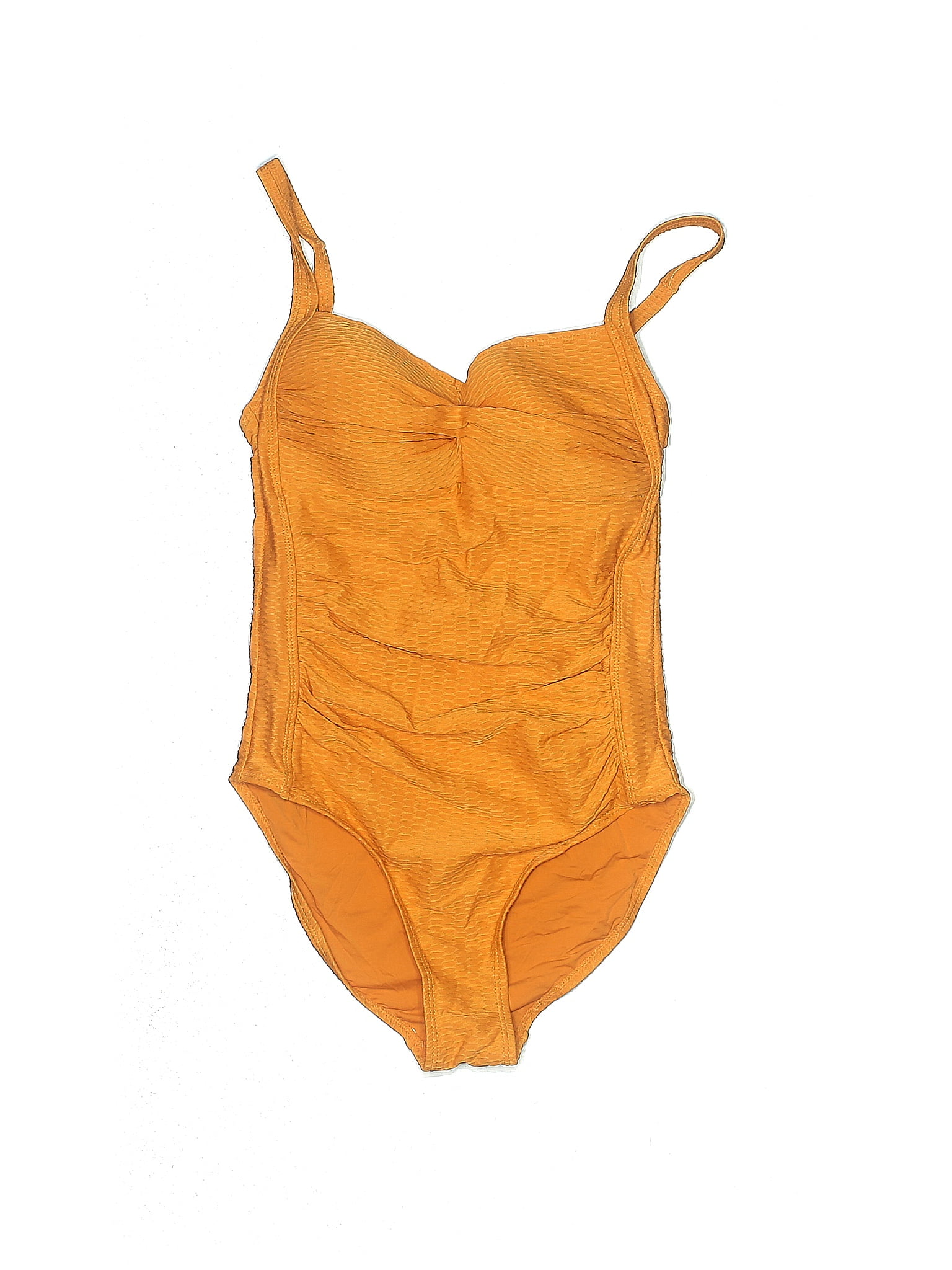 Nip Tuck Swim Solid Orange One Piece Swimsuit Size 6 - 56% off | thredUP