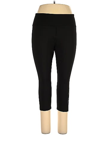 Bebe Sport Black Active Pants Size 2X (Plus) - 57% off