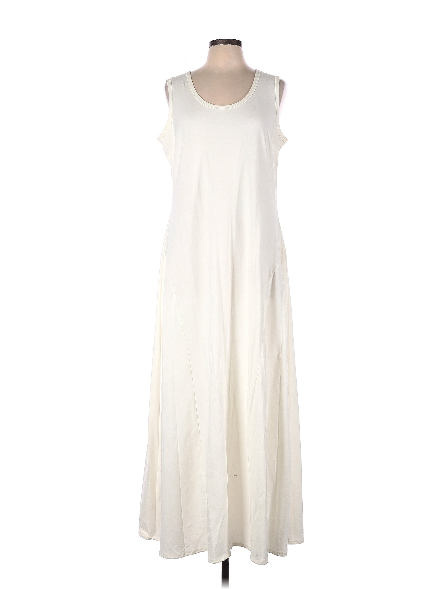 Jessica London Solid White Ivory Casual Dress Size 12 (Tall) - 65% off ...