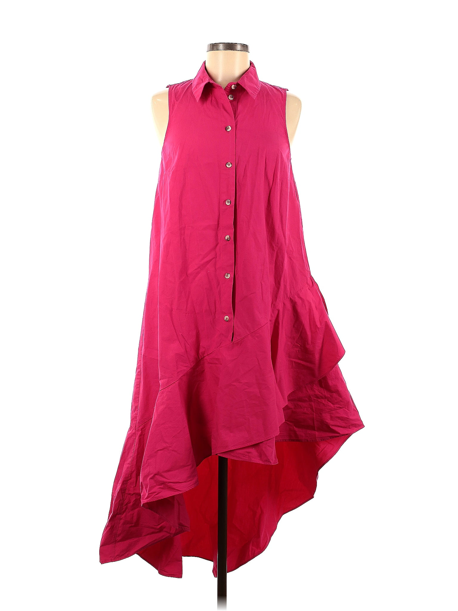 Dress Casual Maxi By Anthropologie In Pink, Size: Xs main image 1