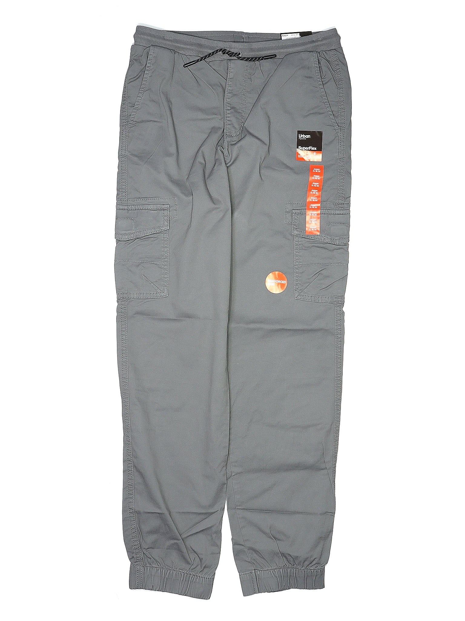 urban-pipeline-solid-gray-cargo-pants-size-18-54-off-thredup