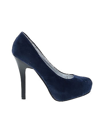 Blue heels sale size 5