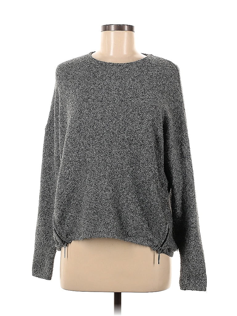 Ellen Tracy Marled Gray Pullover Sweater Size M - photo 1