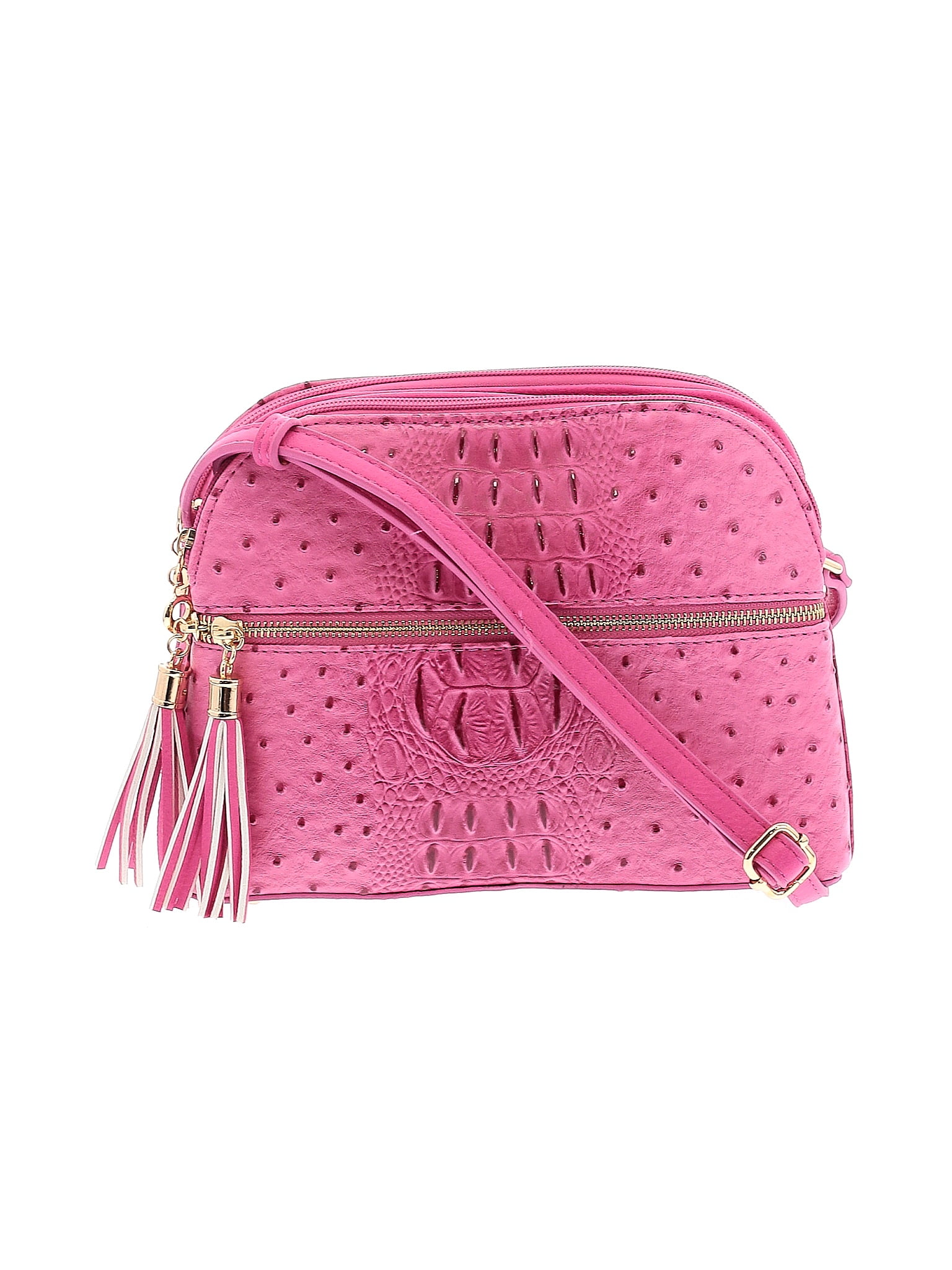 Transparent Rectangle Crossbody Bag - Pink