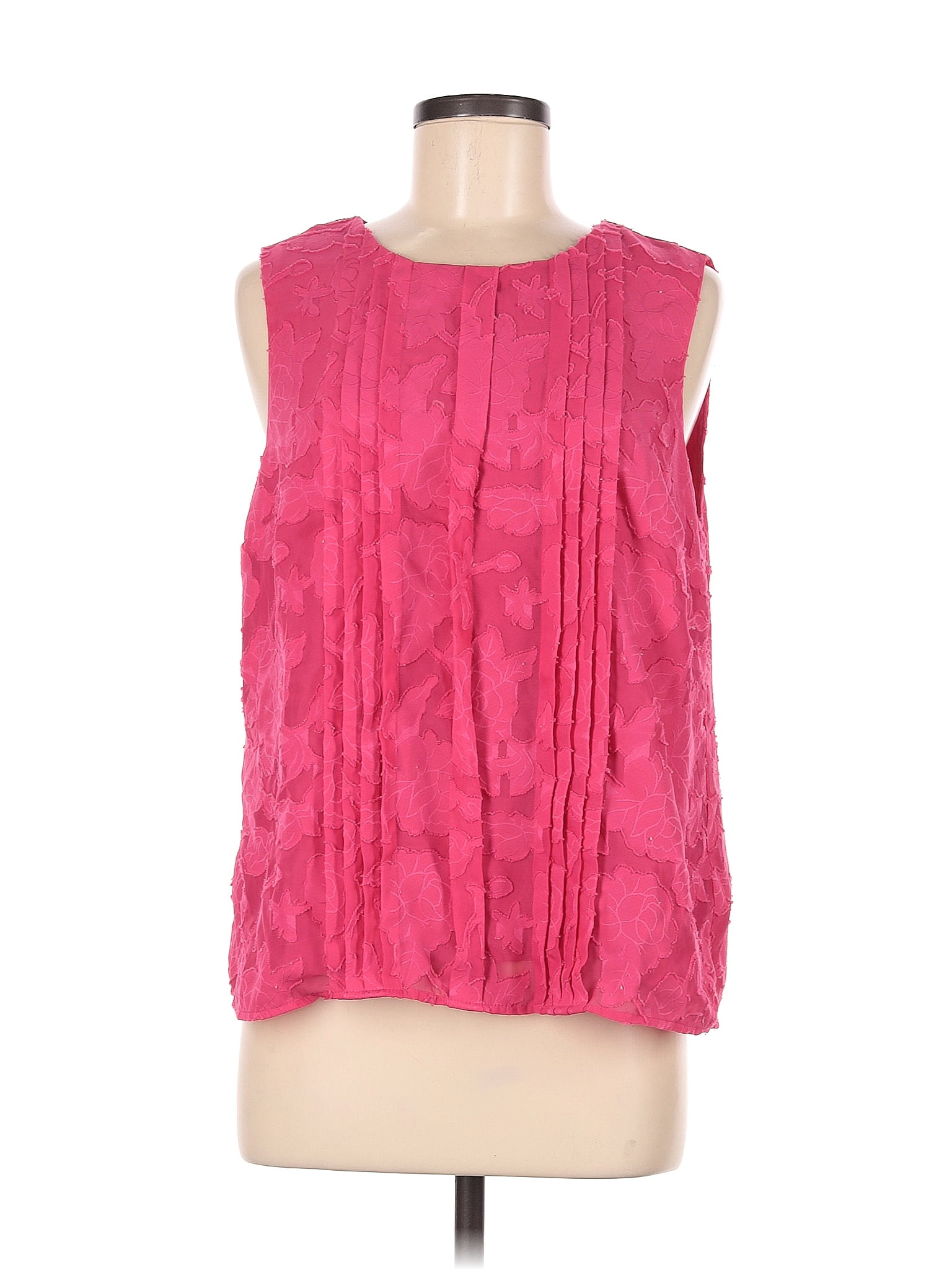 CeCe 100% Polyester Pink Sleeveless Blouse Size M - 75% off