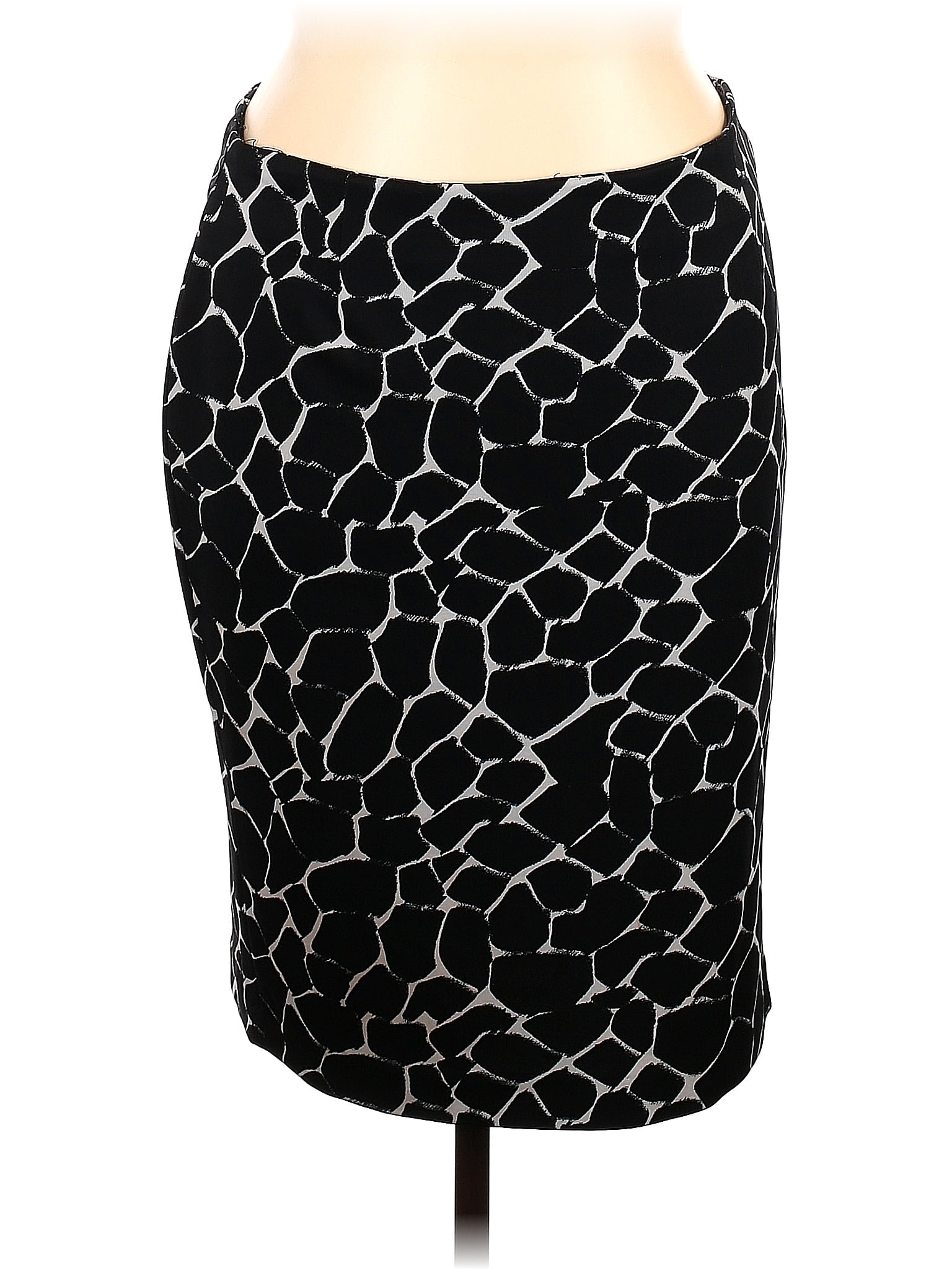 Alfani Womens Mesh Midi Skirt Black Size Petite S 3 main image 1