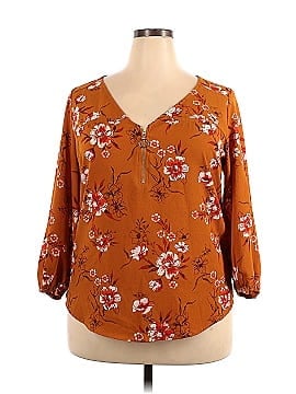 Tempted Hearts 3/4 Sleeve Blouse (view 1)