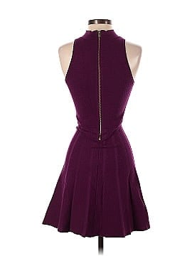 Great Jones Purple Knit Flare Dress (view 2)